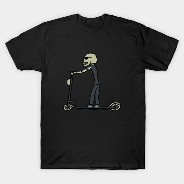 E-Scooter Electric Scooter T-Shirt by Mark Ewbie